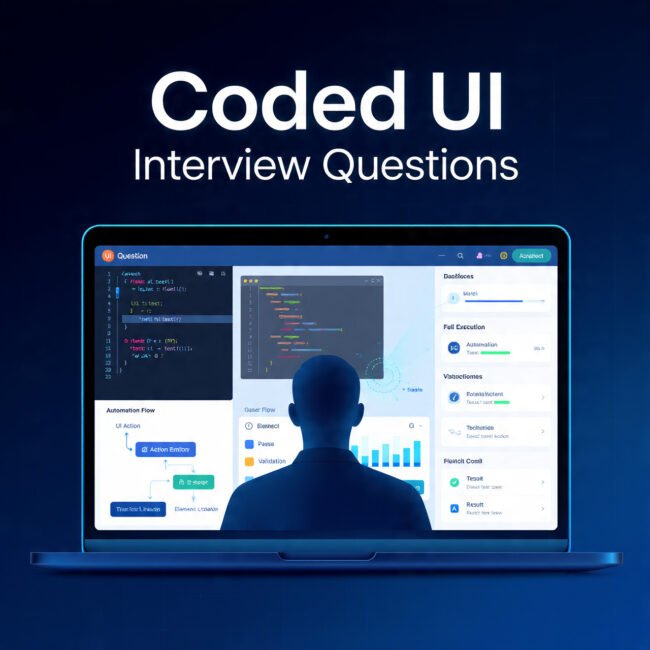 Coded UI Interview Questions and Answers – Intervue Questions